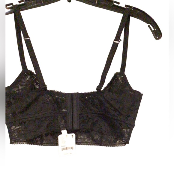 Intimately free people black underwire lace bra size 34DD new with tag - Picture 3 of 4